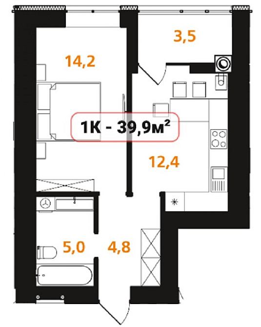 Продаж однокімнатної квартири |р-н Коновальця Івано-Франківськ - зображення 5