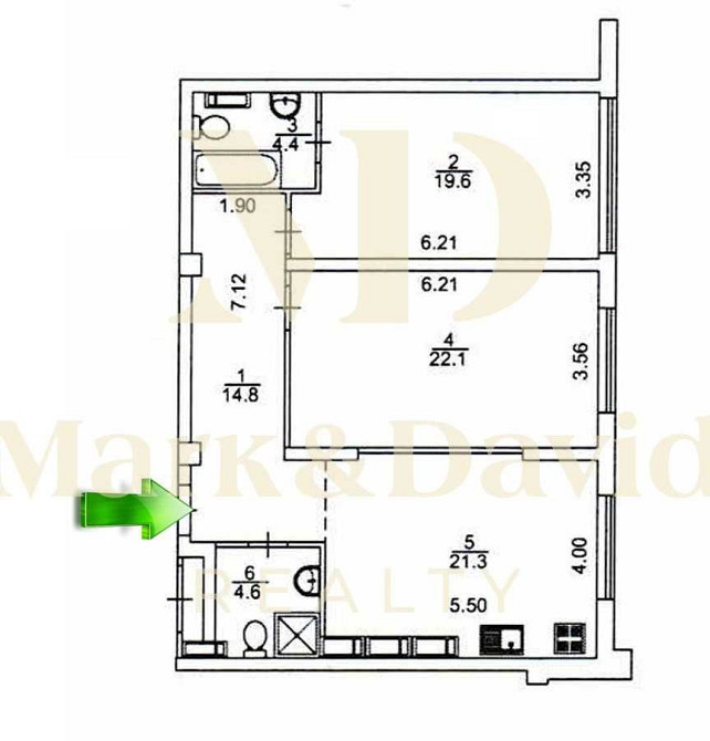 Печерск, Новопечерська Вежа видовая квартира Киев - изображение 7
