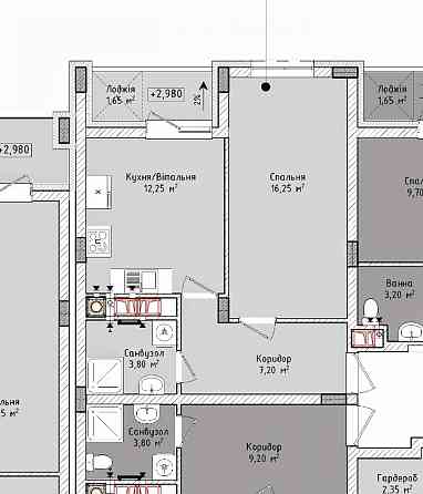 Продаж однокімнатної квартири в новобудові. Солонка. Солонка (Львівська обл.)