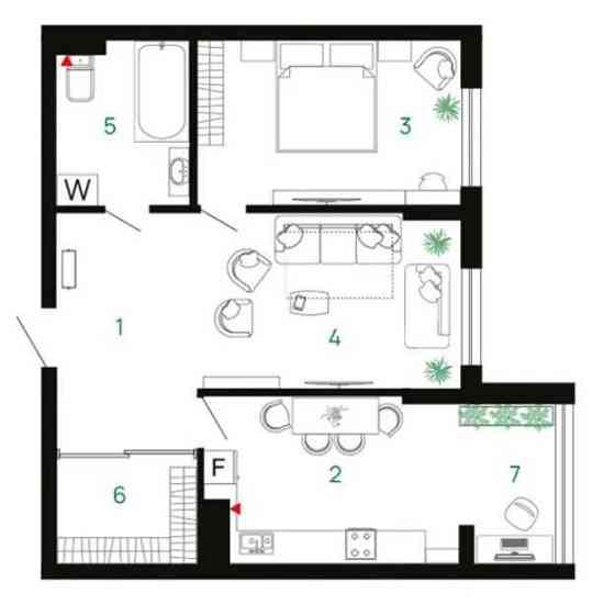 2656 Простора 2 кім кв 66м2 з ГАЗОВИМ опаленням в гарній локації Ивано-Франковск