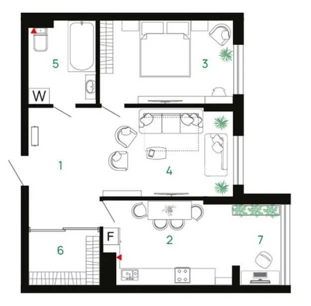 2656 Простора 2 кім кв 66м2 з ГАЗОВИМ опаленням в гарній локації Ивано-Франковск - изображение 2