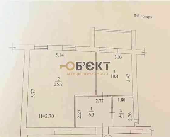 1к.квартира 48 м2, ЖК Мира-3, Новобудова, м. ХТЗ, Индустриальная Харків
