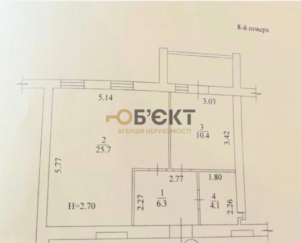 1к.квартира 48 м2, ЖК Мира-3, Новобудова, м. ХТЗ, Индустриальная Харьков - изображение 4
