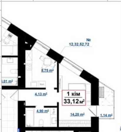 Продається 1 кімнатна квартира Івано-Франківськ