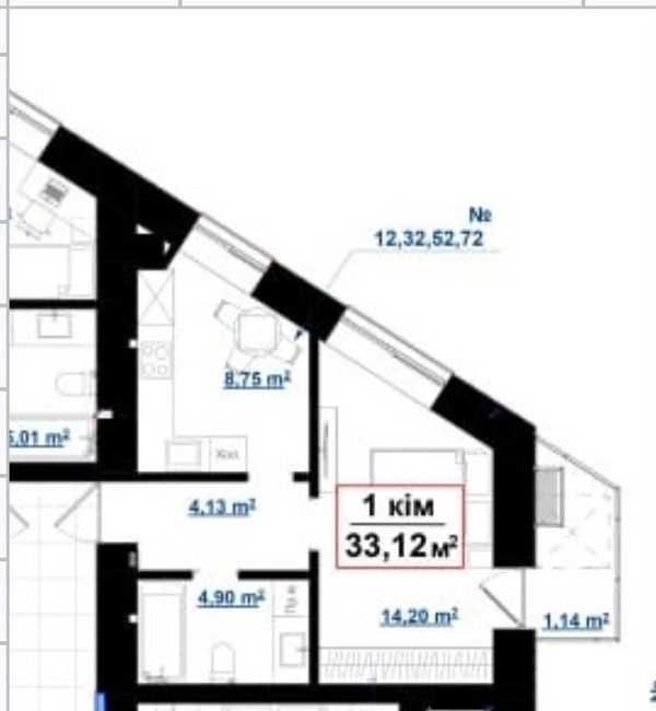 Продається 1 кімнатна квартира Івано-Франківськ - зображення 3