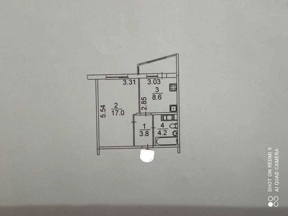 Продам однокімнатну квартиру у Дарницькому р-н,вул.Гмирі 14 Киев - изображение 8