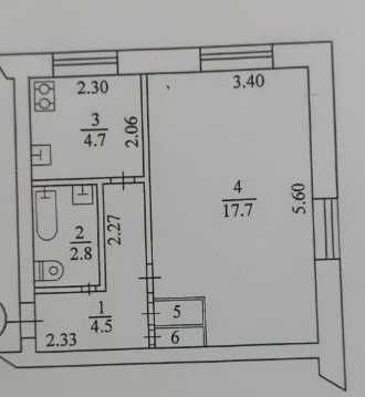 Продам 1 кім.кв, 2/2, р-н м.Барабашова, пер.О.Гуцола (Адигейський) Харків - зображення 7