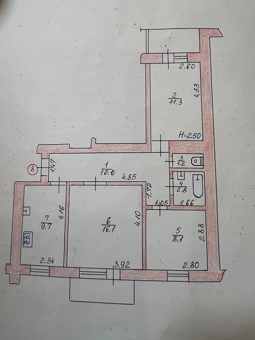 Продаю трикімнатну квартиру в Луцьку,район Порт Сіті. Луцьк - зображення 8