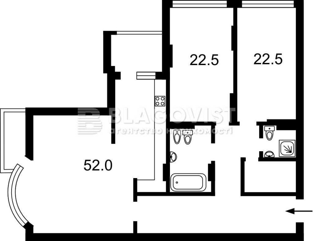 Супер 3 -кім квартира в закритому ЖК Престиж холл 124 м Ремонт Меблі Київ - зображення 2