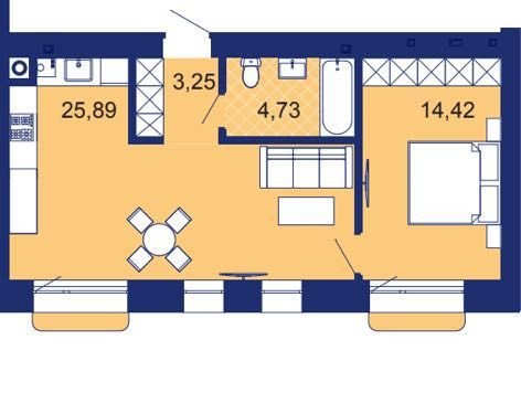 ПРОДАЖ квартира   50 м2 в ЖК РЕМ, м. Самбір Старый Самбор - изображение 5