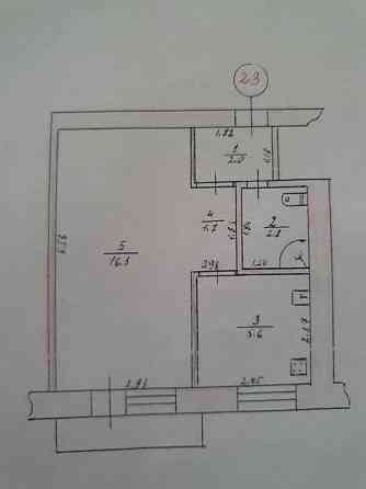Продам 1-ком квартиру на Днепрострое Кам`янське (Запорізька обл.)