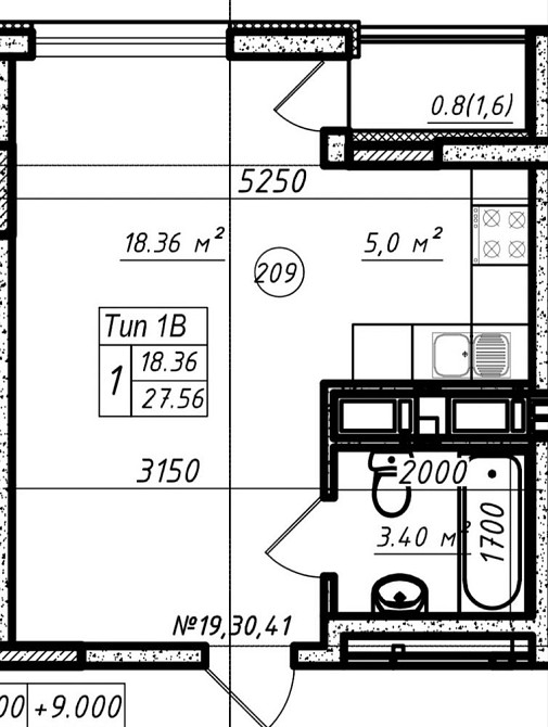 1-к Квартира ЖК Parkland Дерегуса 28м.кв ПІД ОРЕНДУ Голосіївський Київ - зображення 7