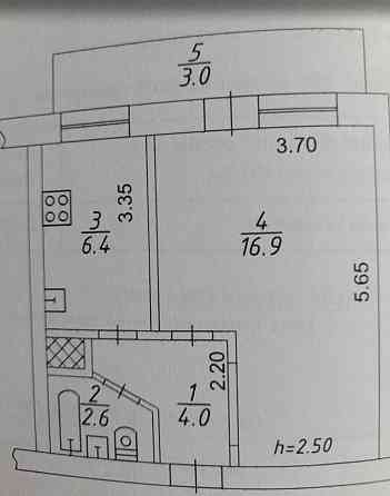 1 кім в багатоповерхівці район НЕЗАЛЕЖНОСТІ (ТИТОВА) (715025) Дніпро