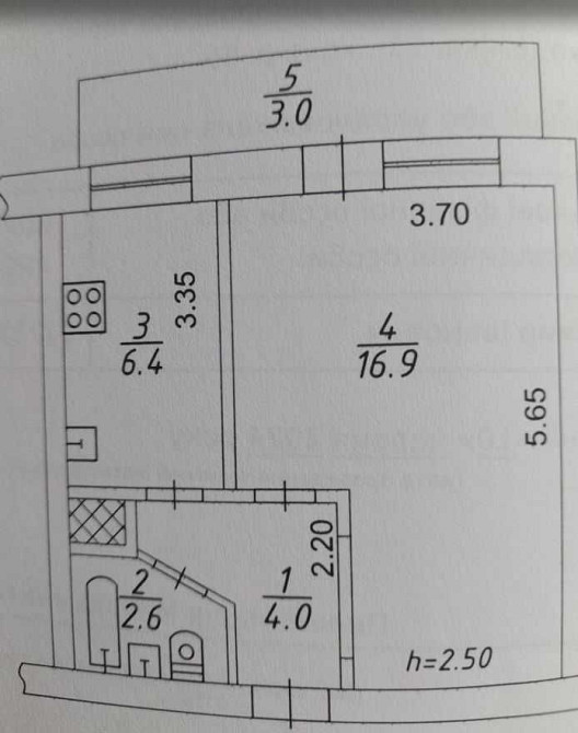 1 кім в багатоповерхівці район НЕЗАЛЕЖНОСТІ (ТИТОВА) (715025) Дніпро - зображення 6