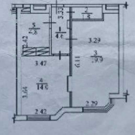 Метро Позняки 350 м. 1к з ремонтом по вул Мишуги Олександра 2 Осокорки Киев - изображение 2