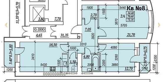 2 ком Зоопарковая.Говорова. парк Победы.Кирпич.АОГВ. ПВ от 7750 у.е Одесса