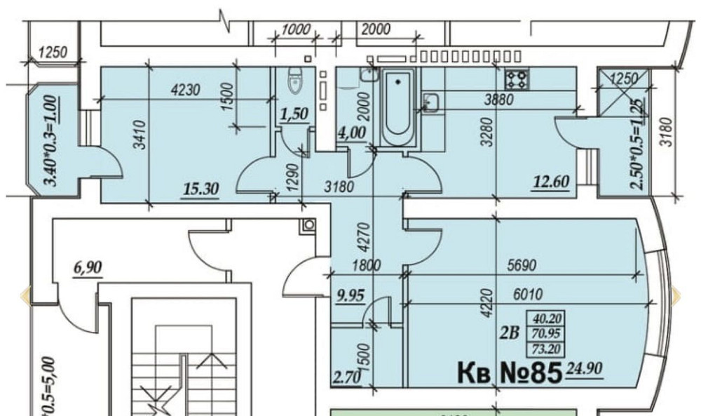 2 ком Зоопарковая.Говорова. парк Победы.Кирпич.АОГВ. ПВ от 7750 у.е Одесса - изображение 7