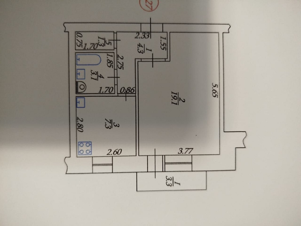 Продам однокімнатну квартиру Охтирка - зображення 8