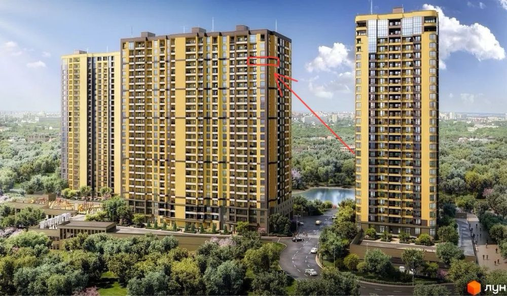 Переуступка 2к квартира 56 м кв ЖК «Медовий 2» ТОРГ Киев - изображение 3