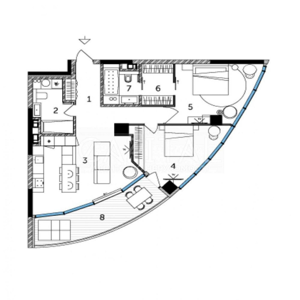 Продаж / Квартира / 91 м2 / ЖК Taryan Towers / Печерський район Київ - зображення 2
