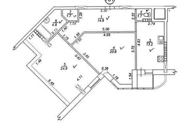 Продаж 2-х кімнатної квартири в житловому стані Бориспіль - зображення 1