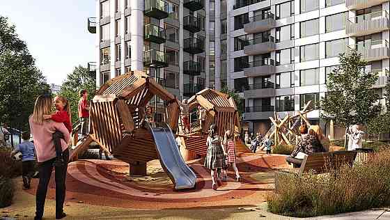 Новий ЖК у центрі з резервним живленням й експлуатованим дахом Львов