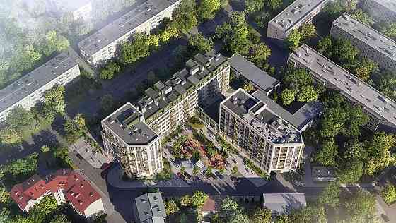 Новий ЖК у центрі з резервним живленням й експлуатованим дахом Львов