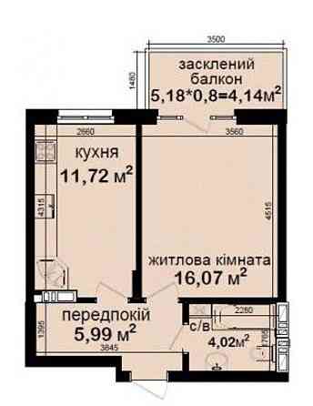 Продаж 1-к квартири 47м2 ЖК Кришталеві Джерела Феофанія Киев