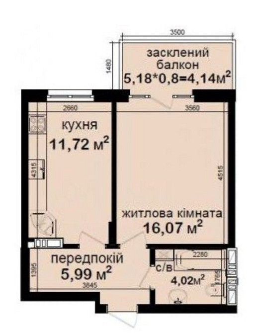 Продаж 1-к квартири 47м2 ЖК Кришталеві Джерела Феофанія Киев - изображение 2