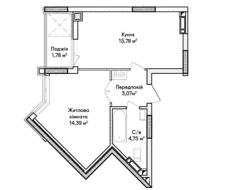 Квартира в Ірпені . Під виплату по 21 тис. Газове опалення Ирпень - изображение 4