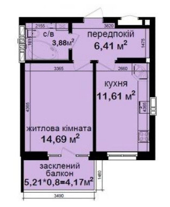 ВИД на парк Феофанія! Продаж 1-к квартири 41м2 ЖК Кришталеві Джерела Киев - изображение 2