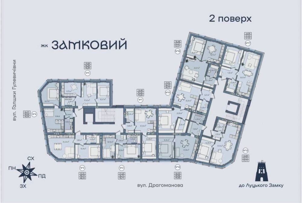 Продаж 1К квартиру у ЖК Замковий преміум класу, від забудовника, мо Луцьк - зображення 4