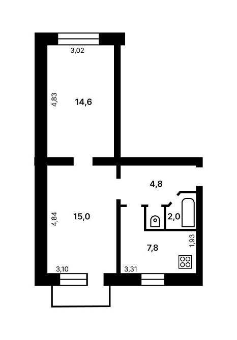 Вул. Солом'янська 34. Протасів яр. Метро Олімпійська 30хв пішки Киев - изображение 1