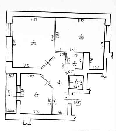 Велика дво кімнатна квартира. 787$ м2. Й.Сліпого Івано-Франківськ