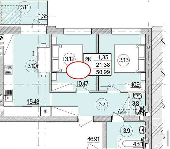 Терміновий продаж від власника!2 кімнатна квартира в ЖК Бургундія 3 Ірпінь