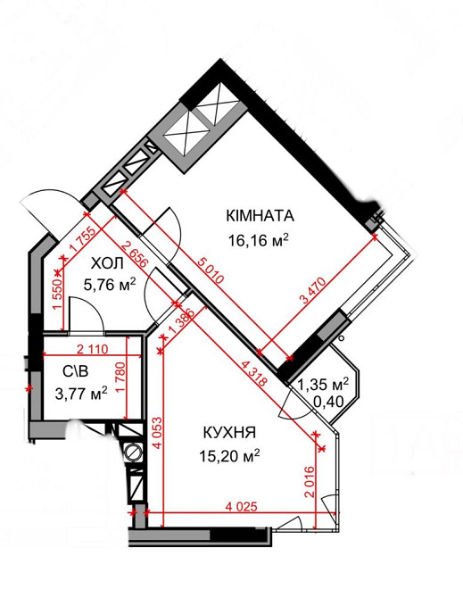 Найнижча ціна на квартиу в зданому будинку. 1-кімнатна квартира Гостомель - зображення 3