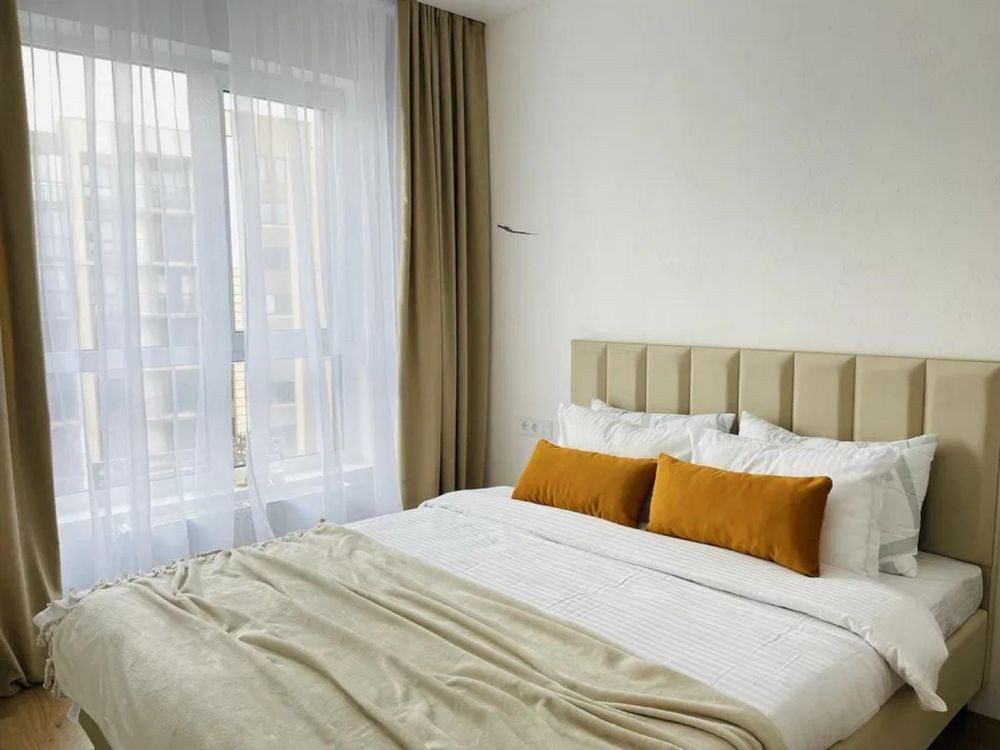 Затишна 1-к квартира 43м2 ЖК Кришталеві Джерела Феофанія Іподром Київ - зображення 1