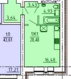 Продам Однокімнатну Квартиру в Новобудові Житомира Житомир