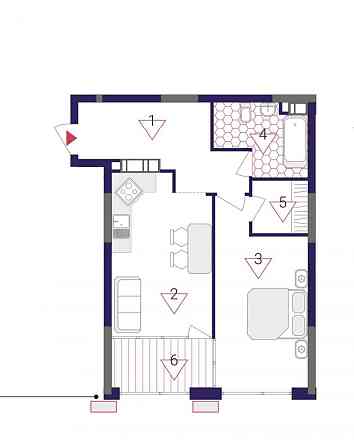 Переуступка Продаж 2-х кімнатної квартири в ЖК Грейт Great Киев