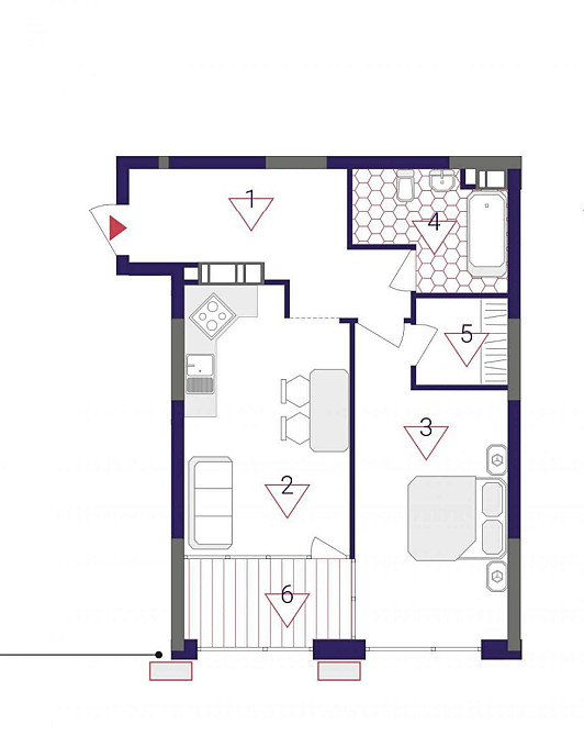 Переуступка Продаж 2-х кімнатної квартири в ЖК Грейт Great Киев - изображение 5