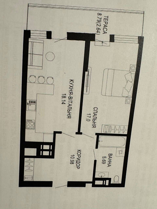 Продаж 1-кім. кв-ра. вул. Зелена новобудова в ЖК Вікінг Парк Львів - зображення 5