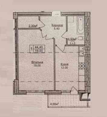 Продаж 1 кім.квартири в зданій новобудові вул. Зелена Львів