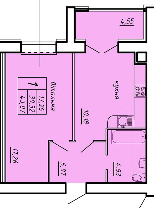 Продаж 1-к квартири в новобудові Тернопіль - зображення 5
