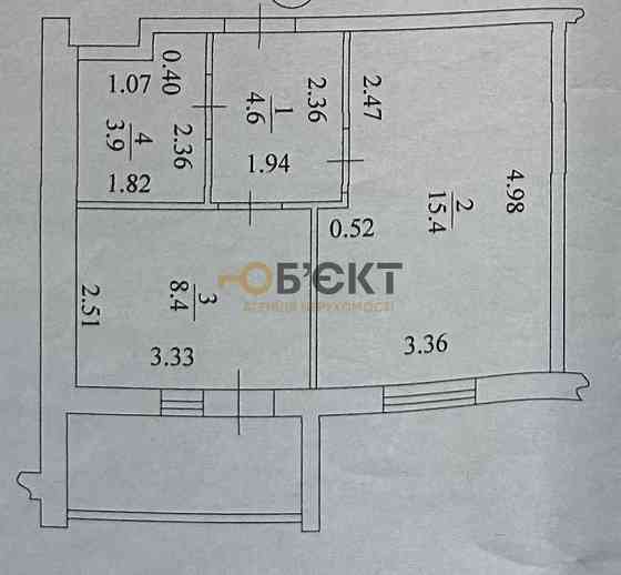 В продаже 1-комнатная квартира в ЖК «Салтовский», Трк Украина, 602 мкр Харків