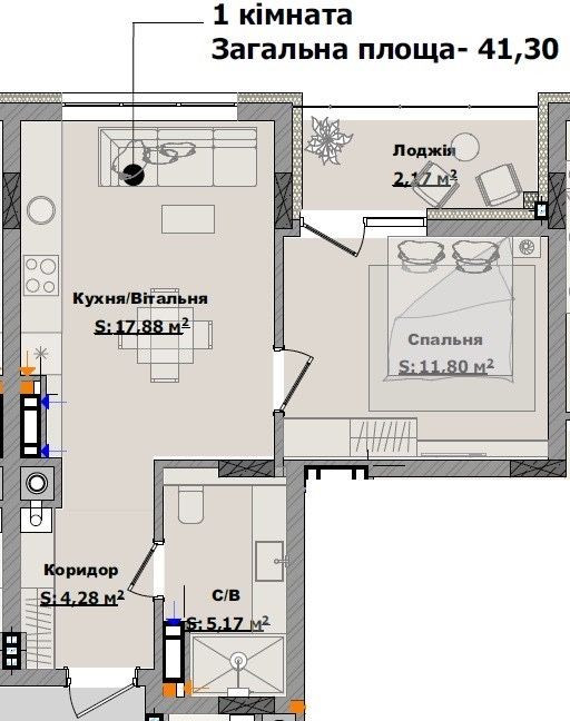 Пародаж 1-кім квартири по вул Бузкова Зелена Львів - зображення 3