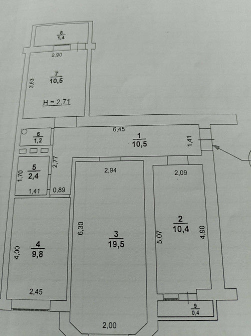 Продам 3 ком. кв. в новом заселенном  доме ул. Бочарова Одеса - зображення 2