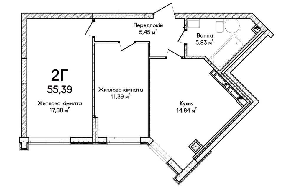 Найдоступніша 2-кімнатна квартира! Школа на території. Біля Києва Ирпень - изображение 8
