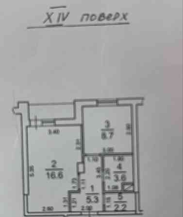 В продаже двухкомнатная квартира в ЖК Романовский Одеса