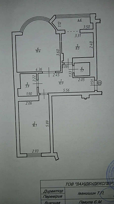 2кім з гарним плануванням, 65.3 м.кв +Кладова Ивано-Франковск - изображение 4