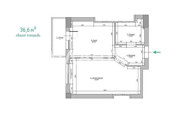 Срочно! 1-комнатная с балконом квартира в ЖК КОНТИНЕНТ Одеса